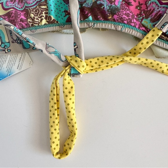 New! MAAJI • Bias Splash Bikini Top - Picture 8 of 14